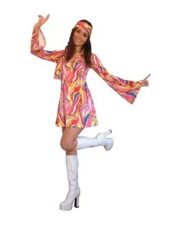 Women's Groovy Hippie Costume