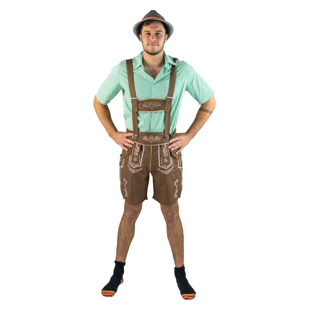 Men's Lederhosen Costume 3 Men's Lederhosen Costume