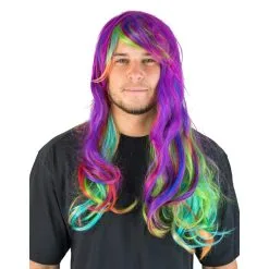 Rainbow Wig -bodysocks Shop DSC00228