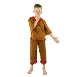 Kids Native American Fringed Costume