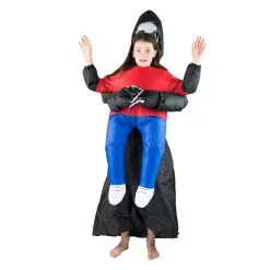 Kids Inflatable Lift You Up Grim Reaper Costume -bodysocks Shop DSC00797