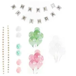 Pink And Green Party Pack