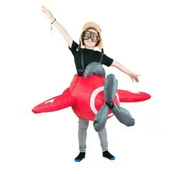 Kids Inflatable Plane Costume -bodysocks Shop PlaneKids1