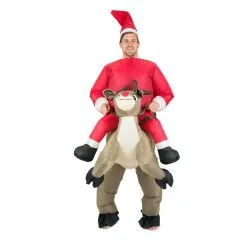 Inflatable Reindeer Costume -bodysocks Shop Reindeer2