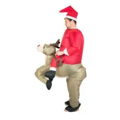 Inflatable Reindeer Costume -bodysocks Shop Reindeer3