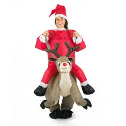 Inflatable Reindeer Costume -bodysocks Shop Reindeer5