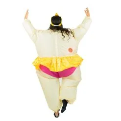 Inflatable Ballerina Costume -bodysocks Shop fancy dress inflatable ballerina costume 6