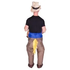 Inflatable Cowboy Costume -bodysocks Shop fancy dress inflatable cowboy costume 3