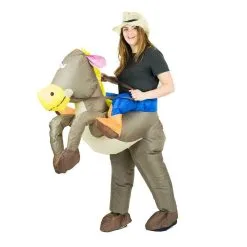 Inflatable Cowboy Costume -bodysocks Shop fancy dress inflatable cowboy costume 4