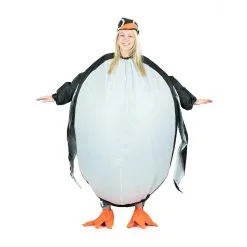 Inflatable Penguin Costume -bodysocks Shop fancy dress inflatable penguin costume 4