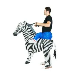 Inflatable Zebra Costume -bodysocks Shop fancy dress inflatable zebra costume 4