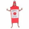 Ketchup Costume -bodysocks Shop fancy dress ketchup costume 1