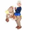 Kids Inflatable Cowboy Costume -bodysocks Shop fancy dress kids inflatable cowboy costume 1