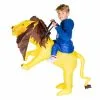 Kids Inflatable Lion Costume -bodysocks Shop fancy dress kids inflatable lion costume 1
