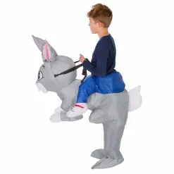 Kids Inflatable Rabbit Costume -bodysocks Shop fancy dress kids inflatable rabbit costume 2