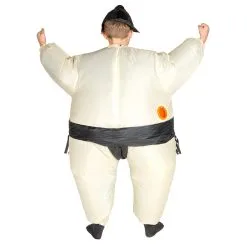 Kids Inflatable Sumo Wrestler Costume -bodysocks Shop fancy dress kids inflatable sumo wrestler costume 3