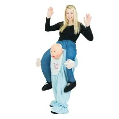 Piggyback Baby Costume -bodysocks Shop fancy dress piggyback baby costume 5